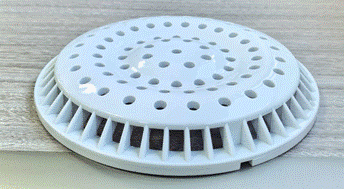 Recalled Houoto 642-2150V Pool Drain Cover (side view)