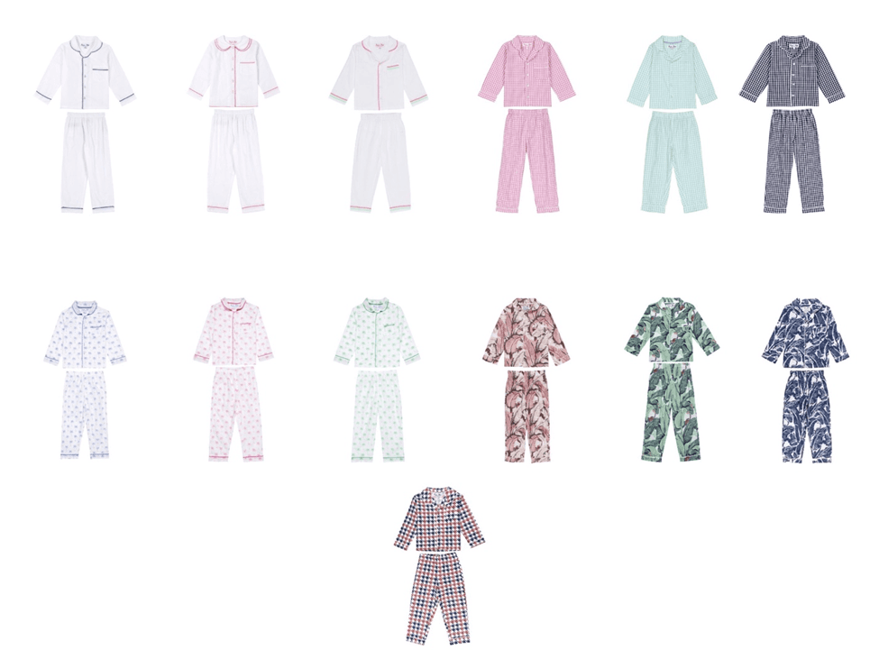 Recalled Sant and Abel Children's Two-Piece Pajama Sets (image 2 of 2)