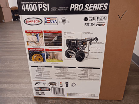 Recalled Simpson Gas Pressure Washers with Electric Start (image 2 of 6)