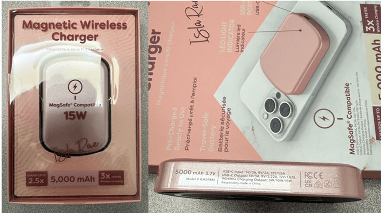 Recalled Isla Rae Magnetic Wireless Chargers (image 2 of 4)
