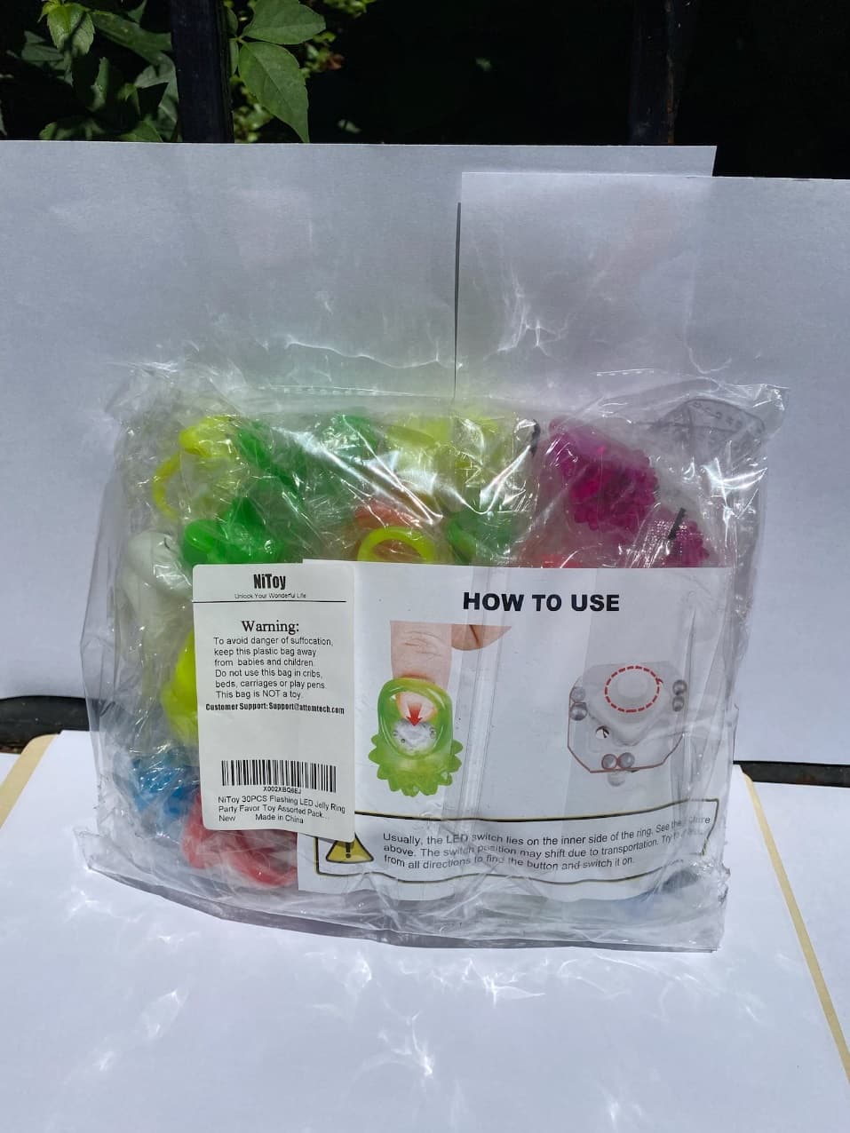 Recalled LED Light-up Jelly Ring Toys (image 2 of 3)