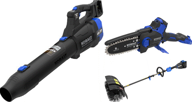 Recalled Kobalt yard power tools