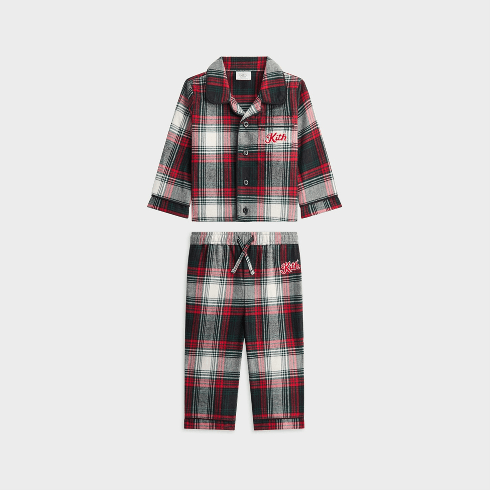 Recalled Kith Kids Kithmas Plaid Lounge Set