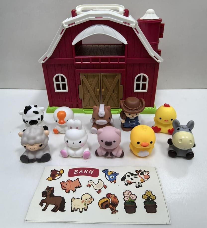 Recalled KMUYSL Big Red Barn Farm Animal Playsets
