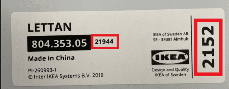 Recalled IKEA LETTAN Mirrors (image 2 of 2)