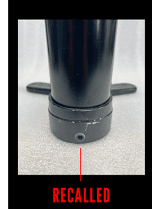 Recalled Lezyne Pressure Over Drive Bicycle Floor Pumps (image 3 of 3)