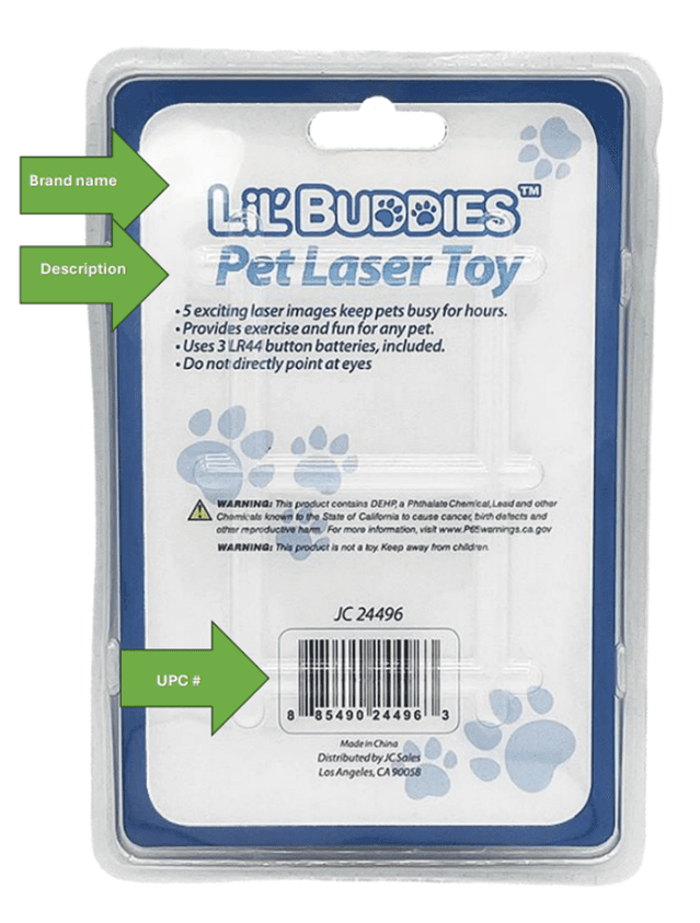 Recalled Lil' Buddies Pet Laser Toy (image 2 of 2)