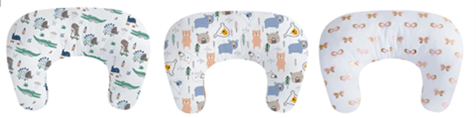 Recalled Little Grape Land Nursing Pillows - alligator, bear, butterfly