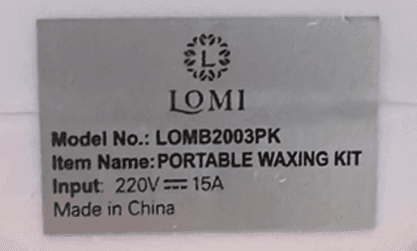 Recalled Lomi Roll-On Waxing Kits (image 2 of 2)