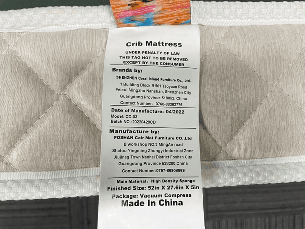 Recalled Bubble Bear Crib Mattresses (image 2 of 5)