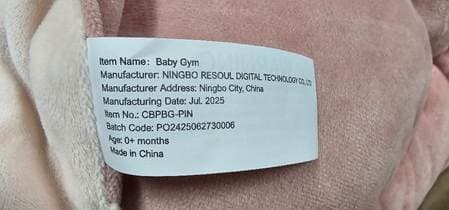 Recalled Mikario Trading 5-in-1 Convertible Baby Gyms (image 2 of 2)