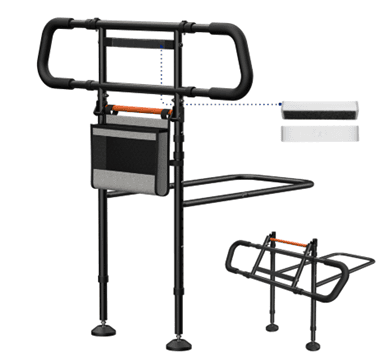 Recalled Nimood Adult Portable Bed Rail (C5 Pro Model 2.0 with Velcro attached LED Light Bar)
