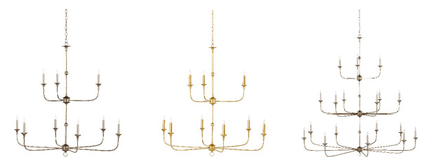 Recalled Nottaway Chandelier Fixtures