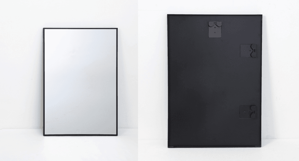 Recalled Origin 21 Oval and Rectangle Black Framed Wall Mirrors (image 2 of 2)