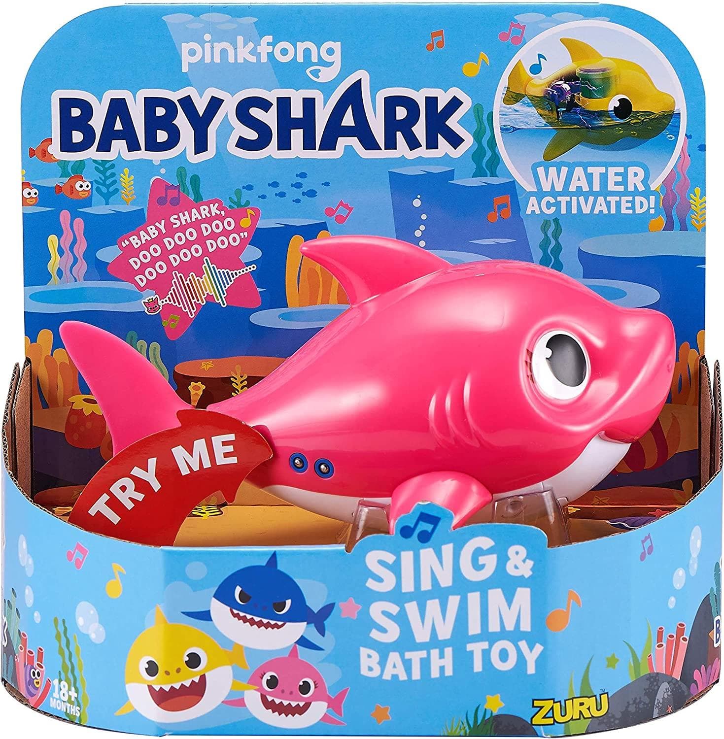 Recalled Robo Alive Junior Baby Shark Sing & Swim Bath Toys (image 3 of 10)