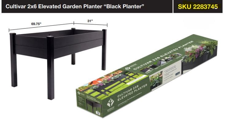 Recalled Cultivar Planter Boxes