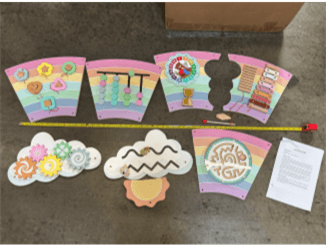 Recalled Justforjoyful Rainbow Wall Toys