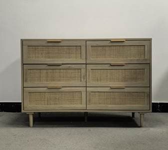 Recalled Rattan 6-Drawer Dressers