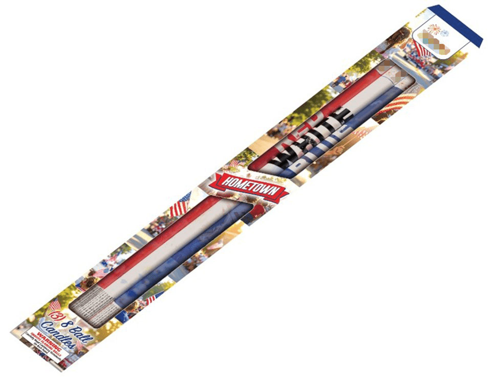 Recalled Roman Candles 8 Shot 3-Pack Firework Devices