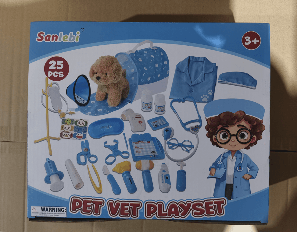 Recalled Sanlebi Pet Vet Playsets