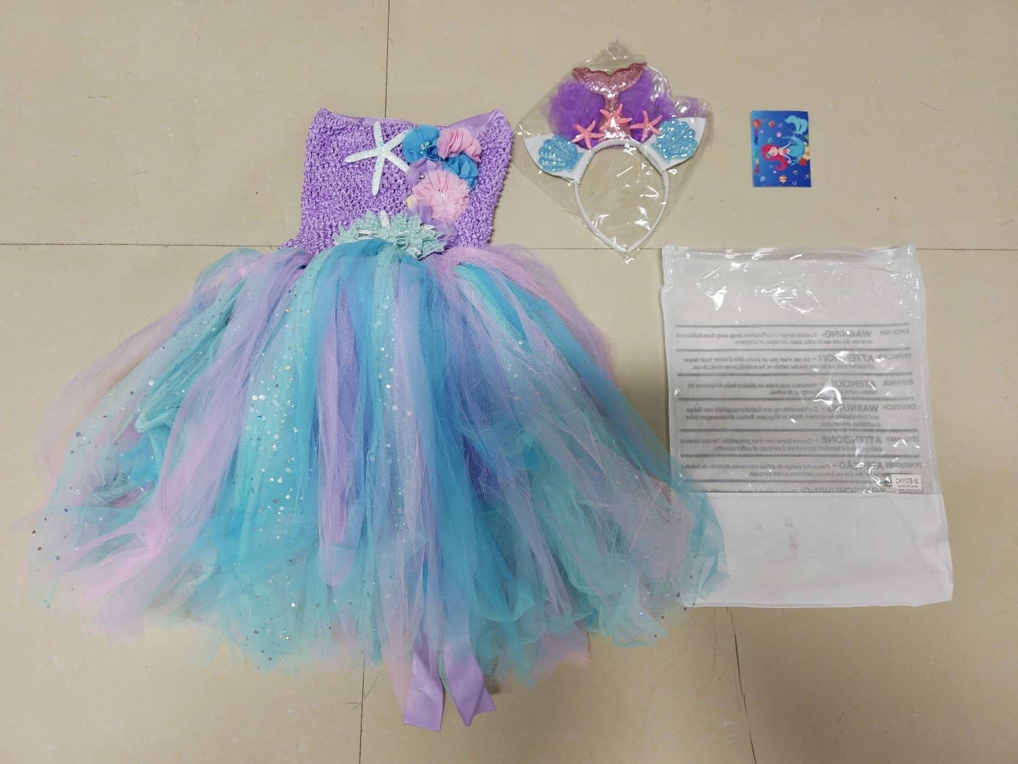 Recalled SKCAIHT Children's Little Mermaid Costumes