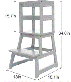Recalled SDADI Kitchen Step Stool Model LT01 measurements