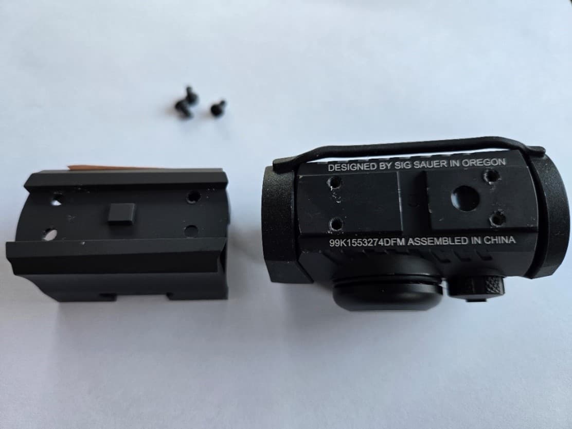 Recalled SIG SAUER ROMEO5 Red Dot Sights (image 2 of 2)