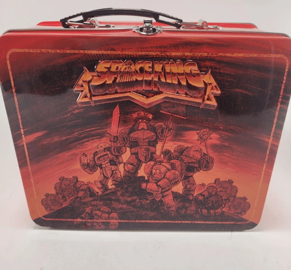 Recalled Space King No Girls Allowed Relic Lunch Box (Front)