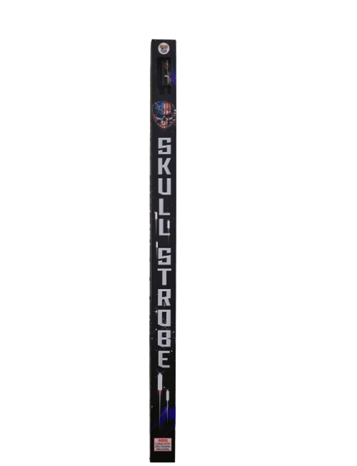 Retail Packaging for the "Skull Strobe" Rocket