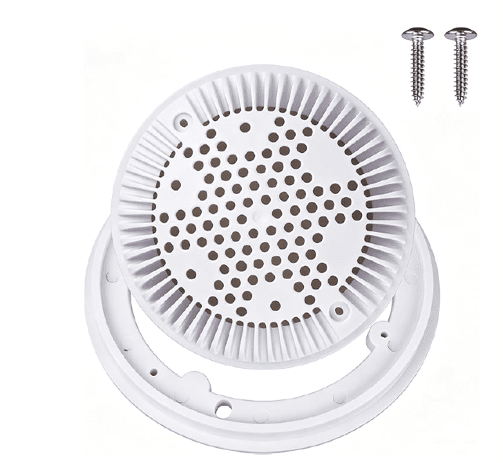 Recalled Sviyatp Pool Drain Cover with two screws