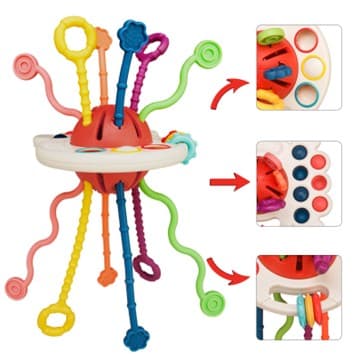 Recalled Tiyol Pull String Teething Toys