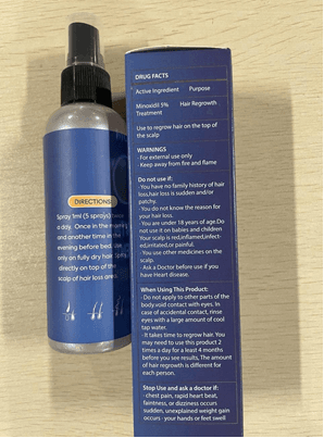 Recalled Tomum Hair Regrowth Treatment with Minoxidil for Men and Women Spray Bottles (image 2 of 2)