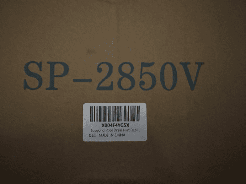 Recalled Topyond Pool Drain Port (Packaging)