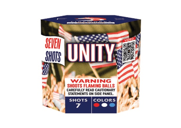 Recalled Unity 7 Shot 200 Gram Aerial Cake Firework Devices