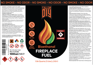 Recalled Y'all Can DIY Liquid Bioethanol Fireplace Fuel Containers (image 2 of 2)