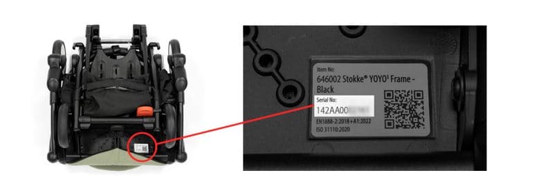 Recalled YOYO³ strollers (image 2 of 2)