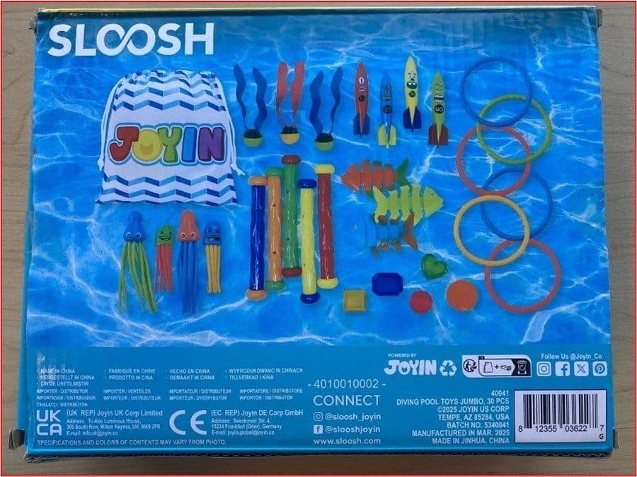 CPSC Recalls 254,000 Joyin Sloosh Dive Sticks Over Impalement Hazard