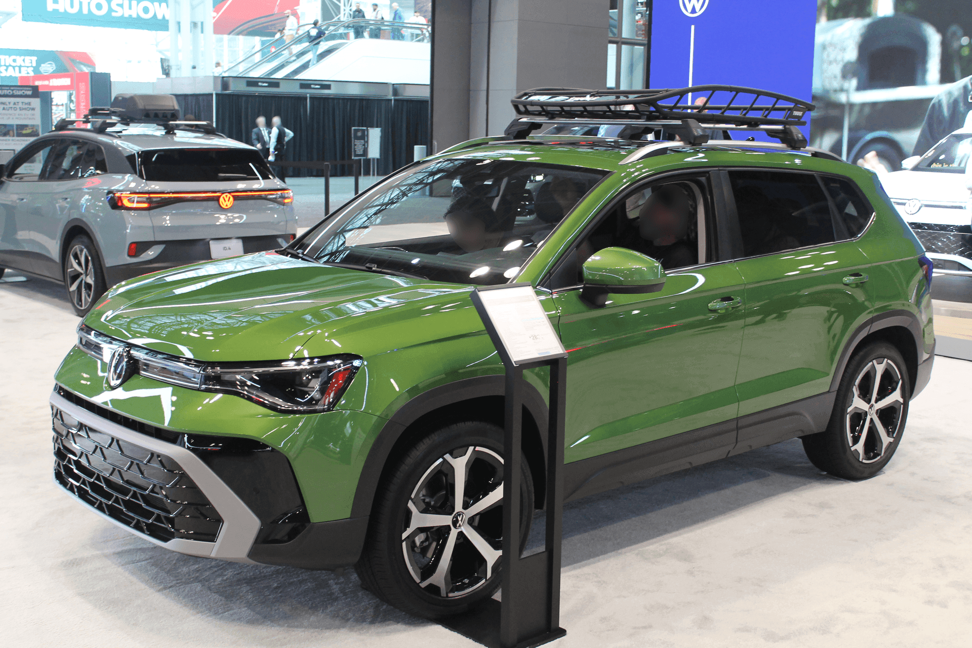 2025 Volkswagen Taos crossover, front three-quarter daytime view, one of the models in the VW instrument-cluster blackout recall