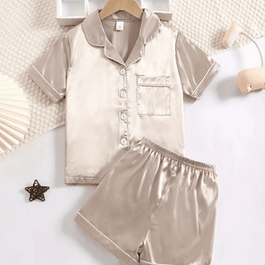 Recalled Children's Button-up Short-Sleeve/Shorts Two-Piece Pajama Se