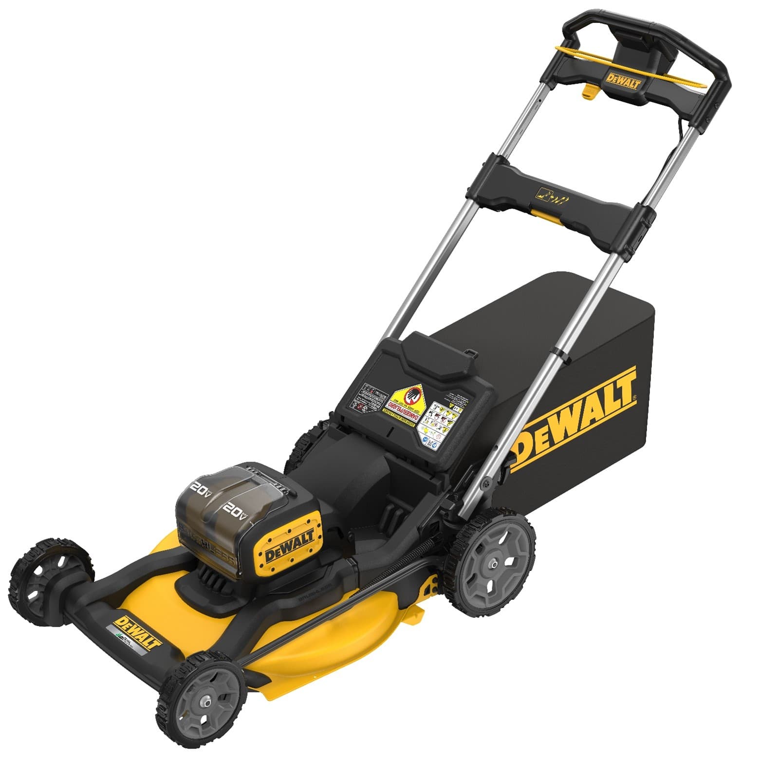 Recalled DeWALT Battery Push walk-behind mowers and DeWALT Battery Se