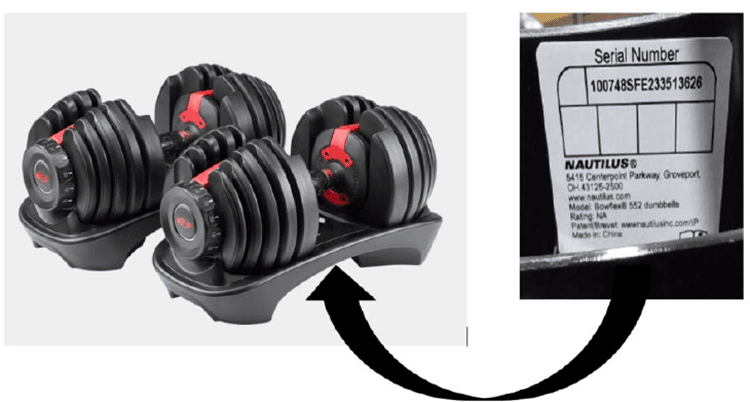 Recalled BowFlex 552 (image 2 of 4)