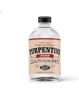 Recalled 100% Natural Pure Gum Spirits of Turpentine Bottles