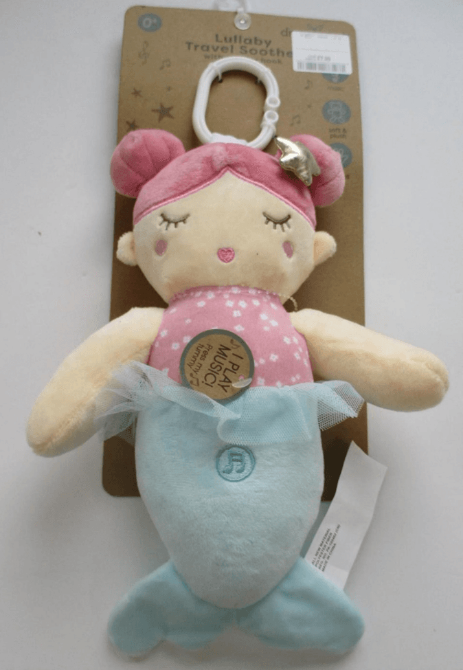 Recalled Dreamgro Lullaby mermaid travel soothers