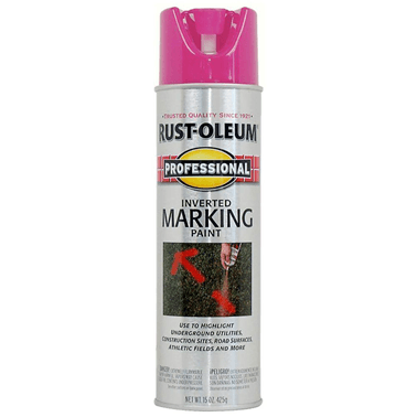 Recalled Rust-Oleum Professional Fluorescent Pink Inverted Marking Sp