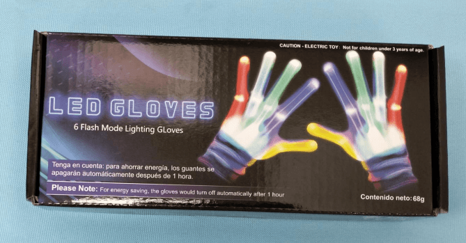 Recalled LED Gloves (image 3 of 4)