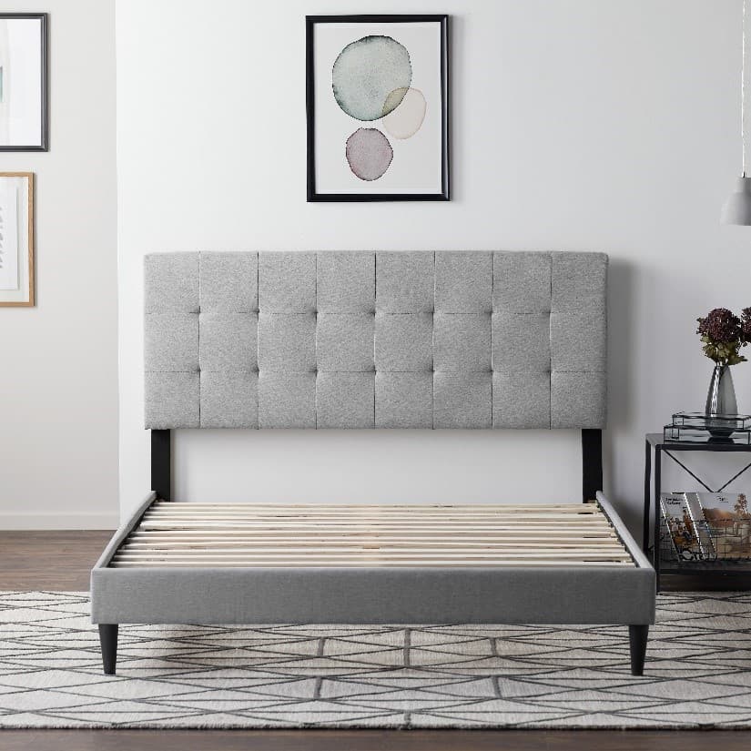 Recalled Platform Beds with Upholstered Square Tufted Headboards (image 2 of 3)