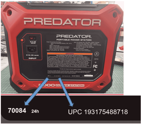 Recalled Predator 2000W Power Stations (image 2 of 2)