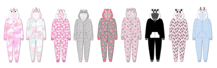 Recalled Rene Rofe Girl Children's Blanket Sleepers and Hooded Robes