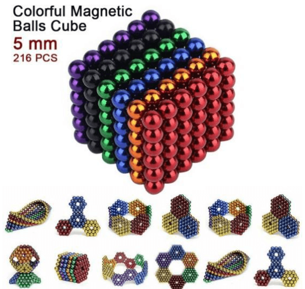 Recalled Relax 5mm Science Kit, Large Hematite Magnets Magnetic Stone