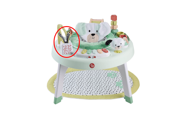 Recalled Tissue Box Toy sold with Fisher-Price 3-in-1 SnugaPuppy Acti
